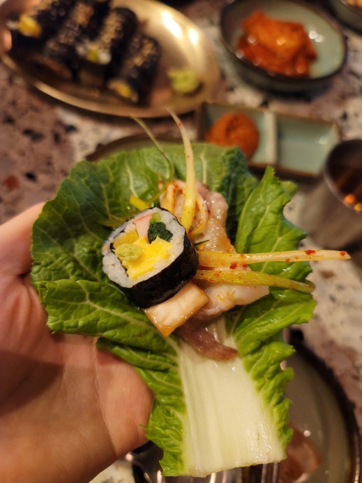  [광주맛집] 고추냉이 김밥과 대패 삼겹살의 환상적인 조화-패대기