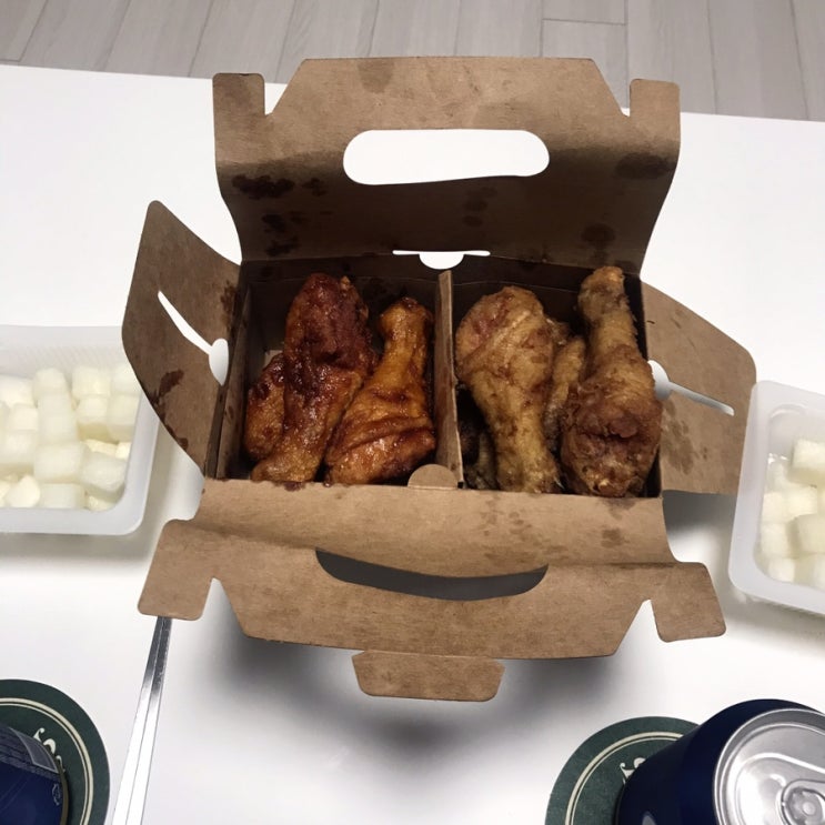  교촌반반콤보[맥주안주로 제격 오리지널맛 레드맛]