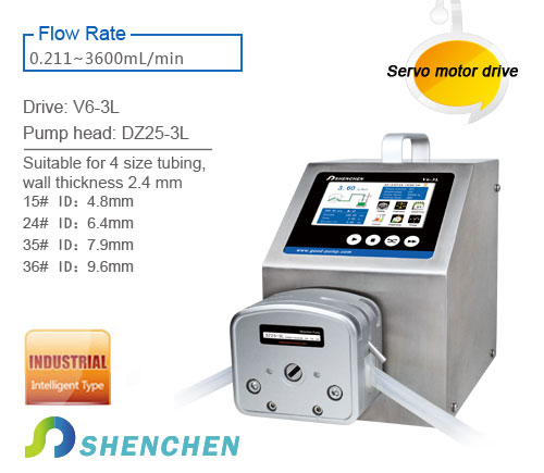  V6-3L Flow Rates Peristaltic Pump (Intelligent Type)