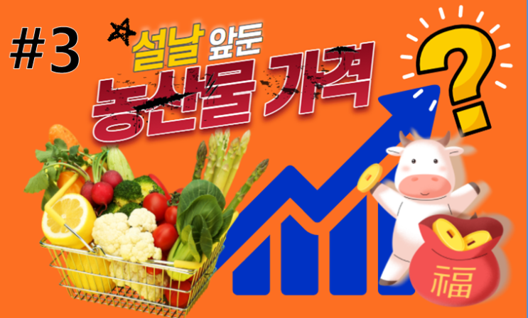 설날에는 농산물 가격이 얼마나 오르나요? #3 (2021년 설날 주요 농산물 가격현황)