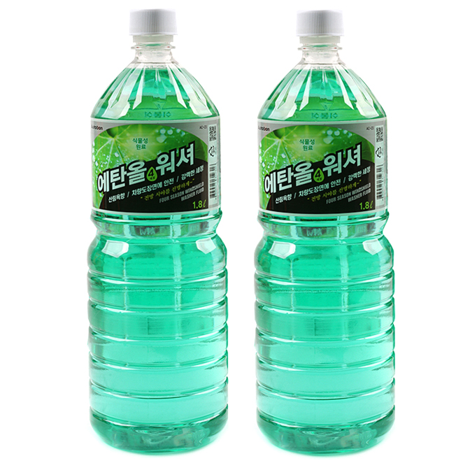 의외로 인기있는 오토반 에탄올 워셔액, 1.8L, 2개입 좋아요 의외로 인기있는 오토반 에탄올 워셔액, 1.8L, 2개입 좋아요