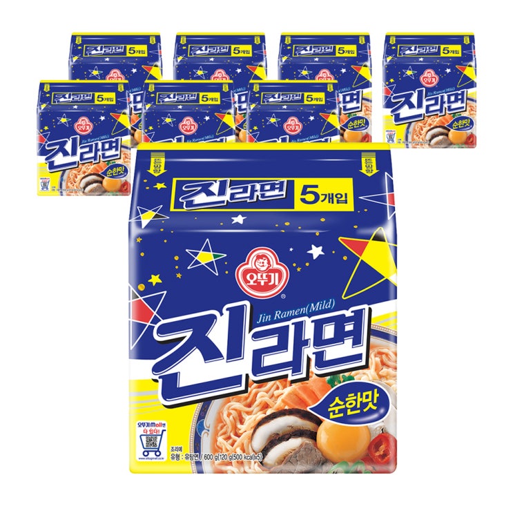 인기 많은 오뚜기 진라면 순한맛 120g, 40개(로켓배송) 좋아요