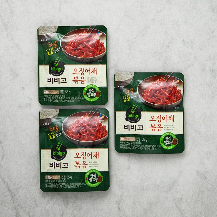 선택고민 해결 비비고 오징어채볶음, 55g, 3개(로켓배송) 추천해요