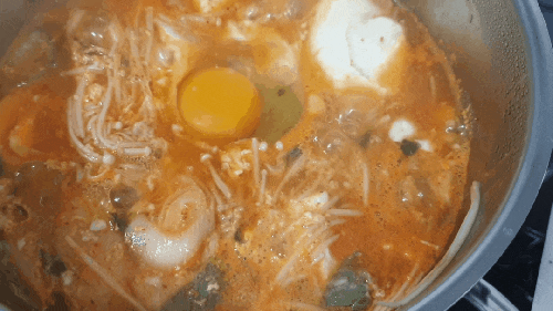  'CJ 다담 바지락 순두부 찌개양념'으로 10분만에 초단간 순두부찌개 끓이는 방법