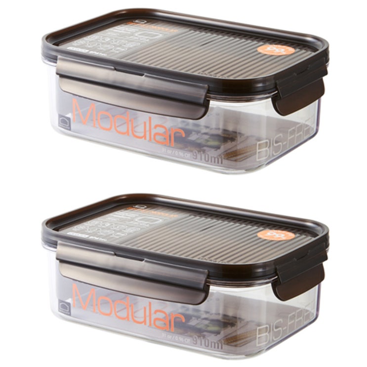 잘팔리는 락앤락 비스프리 모듈러 직사각 HPI406S2C, 2개, 910ml(로켓배송) ··· 잘팔리는 락앤락 비스프리 모듈러 직사각 HPI406S2C, 2개, 910ml(로켓배송) ···