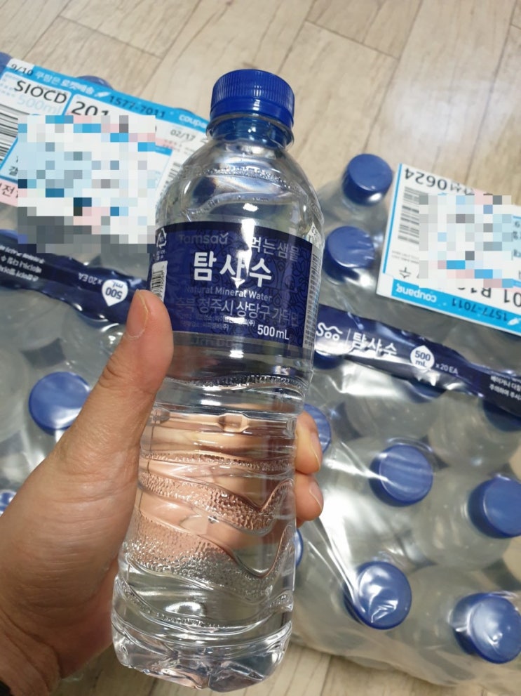 생수추천, 쿠팡 탐사수 500ml 40개 8,410원저렴하게 샀어요.