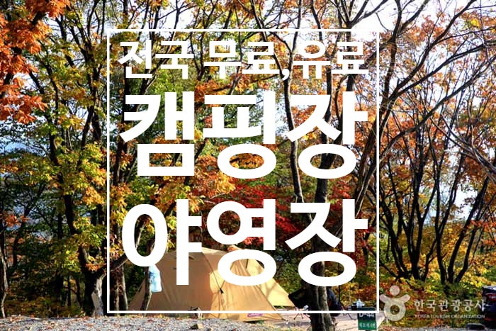 전국 4,100개소 무료 캠핑장 및 야영장(유료 야영,캠핑장)
