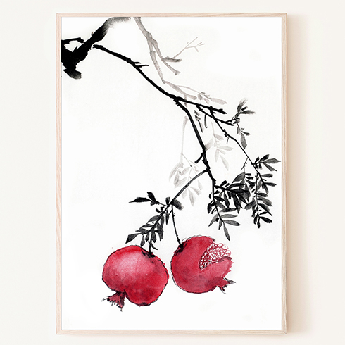 인기있는 산모 출산선물 석류 풍수 그림 동양화 아름다운 포스터 액자, 22. 에보니 ··· 인기있는 산모 출산선물 석류 풍수 그림 동양화 아름다운 포스터 액자, 22. 에보니 ···