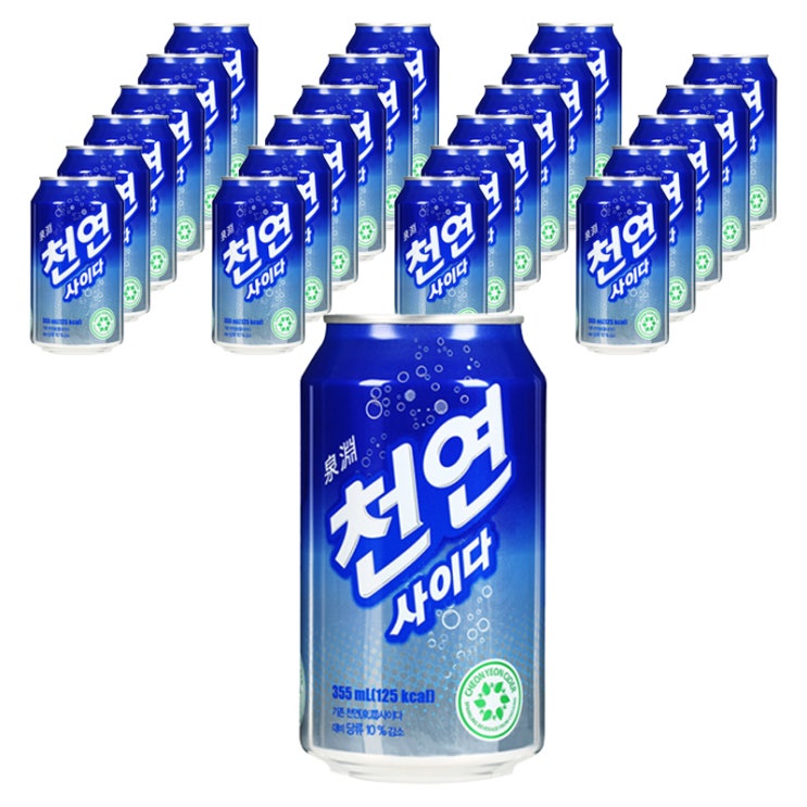 선호도 좋은 일화 천연 사이다, 355ml, 24개 좋아요