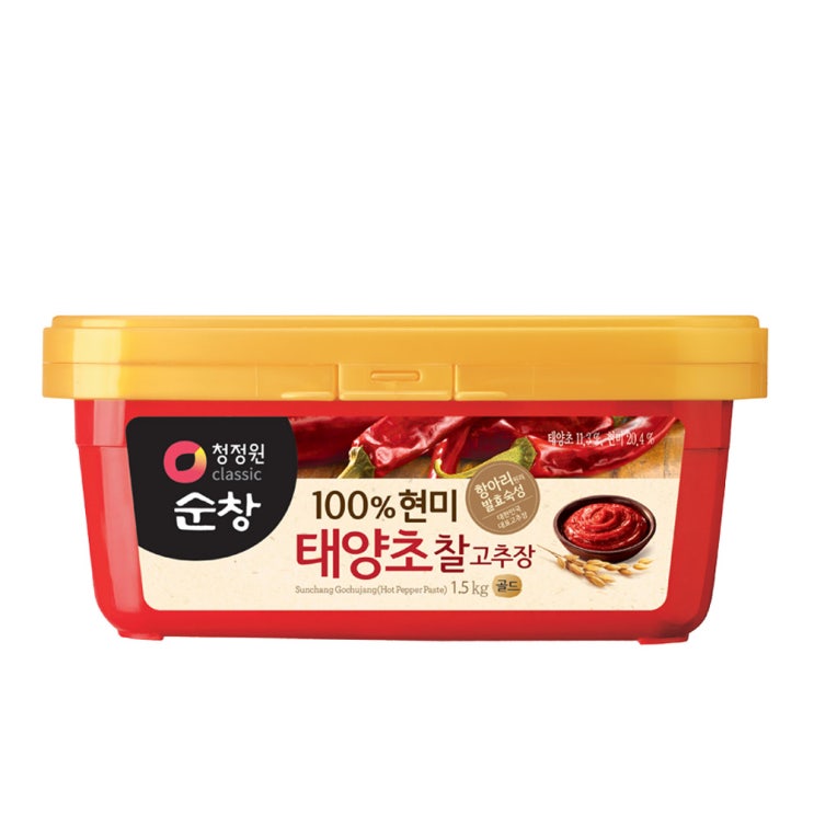 인기 급상승인 청정원순창 현미 태양초 찰고추장, 1.5kg, 1개(로켓배송) 좋아요 인기 급상승인 청정원순창 현미 태양초 찰고추장, 1.5kg, 1개(로켓배송) 좋아요