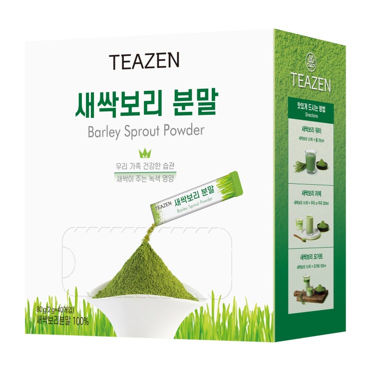 많이 찾는 티젠 새싹보리 분말, 2g, 40개(로켓배송) ··· 많이 찾는 티젠 새싹보리 분말, 2g, 40개(로켓배송) ···