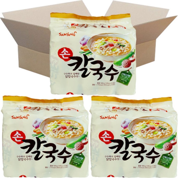 많이 찾는 삼양 손칼국수, 100g, 15개 ···