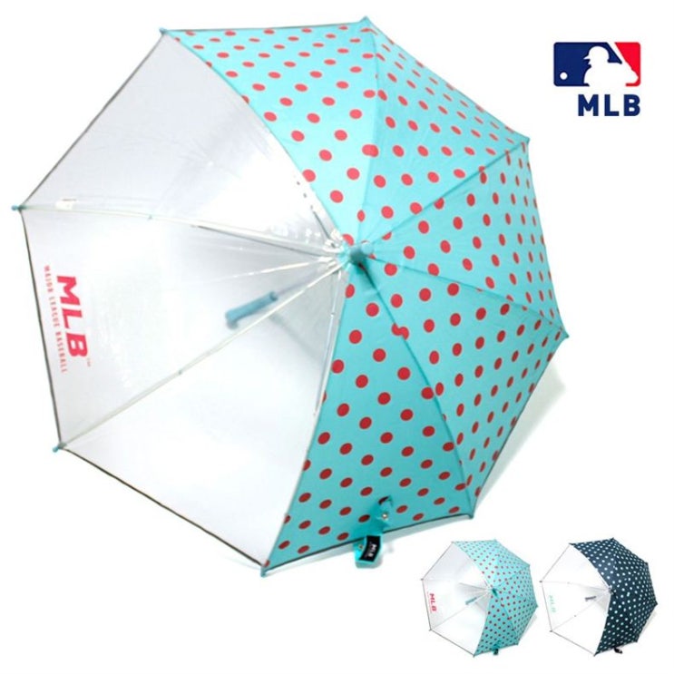  [특가상품] MLB MLB키즈 아름지다 55도트패턴 3폭투명 주니어우산 초등학생용 아동우산 15,900 원 16% 할인︎