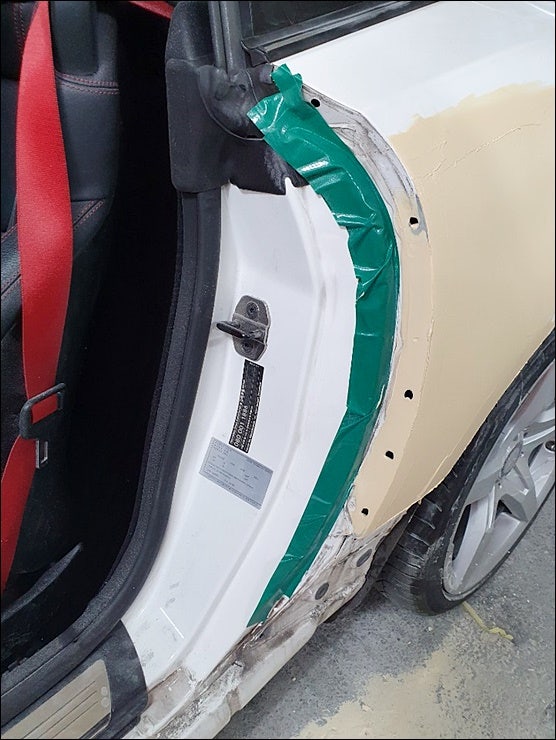 경기 남양주 오남읍 / 휀다수리 판금도색 보험수리 / 벤츠 / SLK-클래스