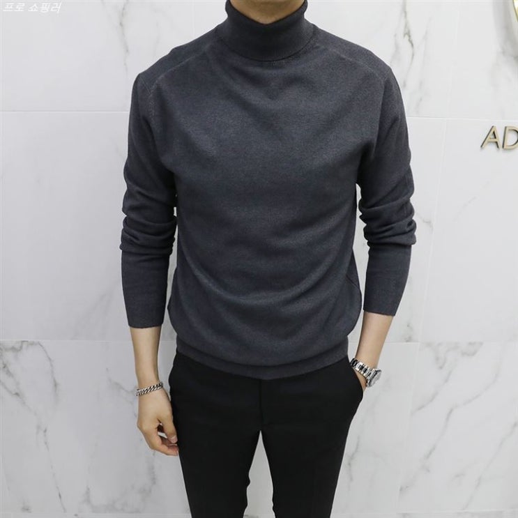 [대박할인] 아도르클래식 터틀넥 목폴라 캐시미어 긴팔 니트 ZR 28,000 원 ~!