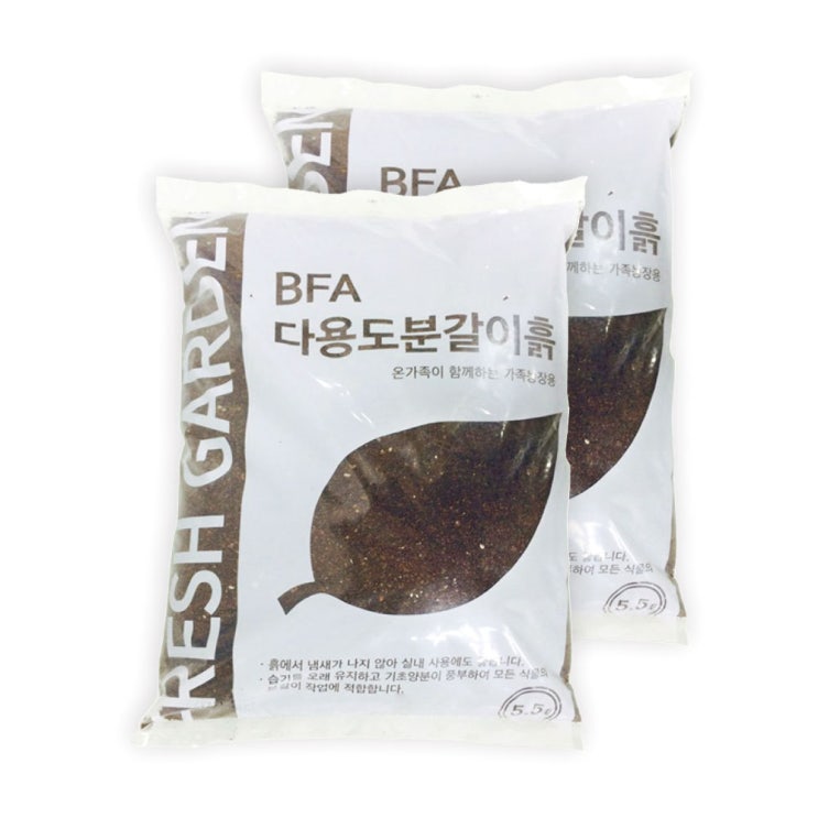 인기 많은 비에프에이 다용도 분갈이 흙, 2개입, 5.5L(로켓배송) 좋아요 인기 많은 비에프에이 다용도 분갈이 흙, 2개입, 5.5L(로켓배송) 좋아요