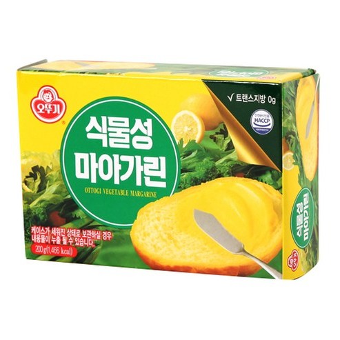 당신만 모르는 오뚜기 식물성 마아가린, 200g, 10개 ···