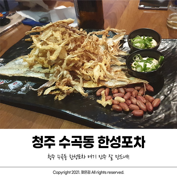 청주 수곡동 한성포차 사진 털기 포스팅