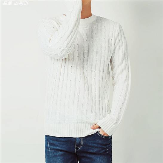  [할인추천] 머시따 남성용 꿀아이템 꽈배기 니트 15,900 원 