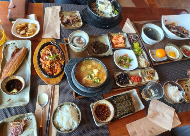 심학산한정식집;맛도담