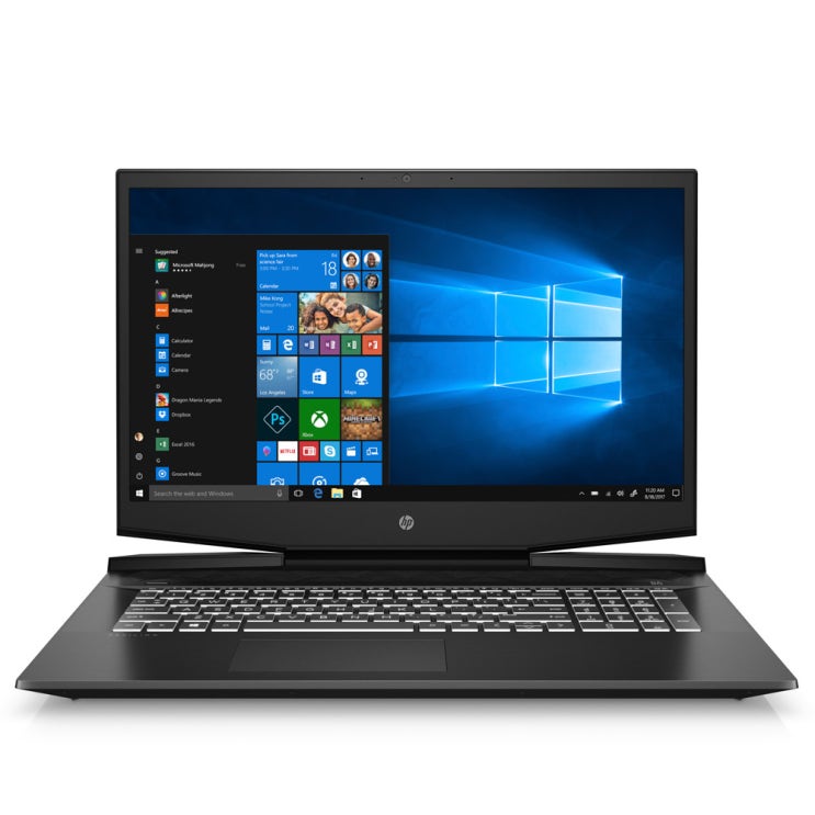 인기있는 HP 파빌리온 게이밍 노트북 17-cd1021TX (i7-10750H 43.9cm RTX2060 WIN10 Home), 윈도우 포함, 512GB, 16GB(로켓배송) 좋아