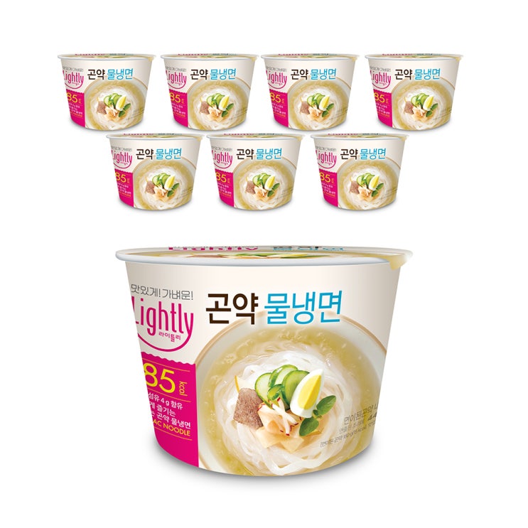 인지도 있는 라이틀리 곤약 물냉면, 440g, 8개(로켓배송) 추천합니다