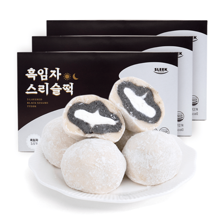 많이 찾는 슬릭마켓 스리슬떡 흑임자맛 아이스찰떡, 1박스 ··· 많이 찾는 슬릭마켓 스리슬떡 흑임자맛 아이스찰떡, 1박스 ···