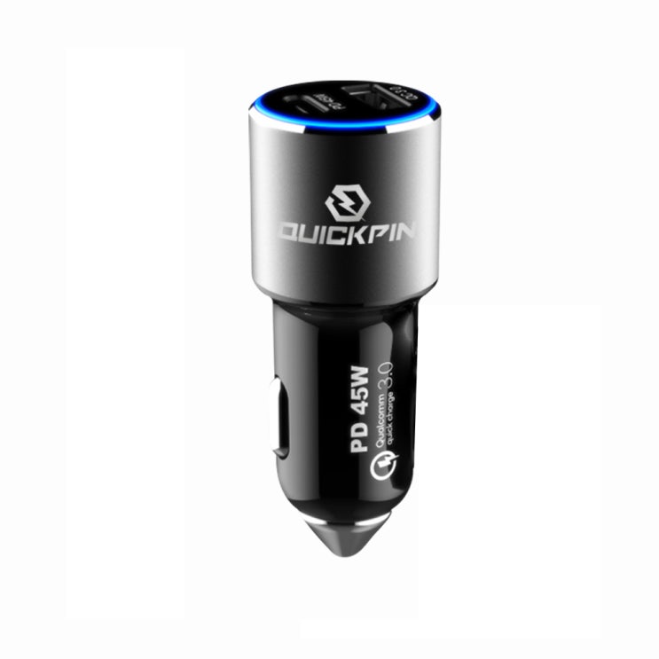 가성비 뛰어난 퀵핀 PD 45W + 퀵차지3.0 초 고속 차량용충전기, 블랙, PD45W+QC3.0 좋아요 가성비 뛰어난 퀵핀 PD 45W + 퀵차지3.0 초 고속 차량용충전기, 블랙, PD45W+QC3.0 좋아요