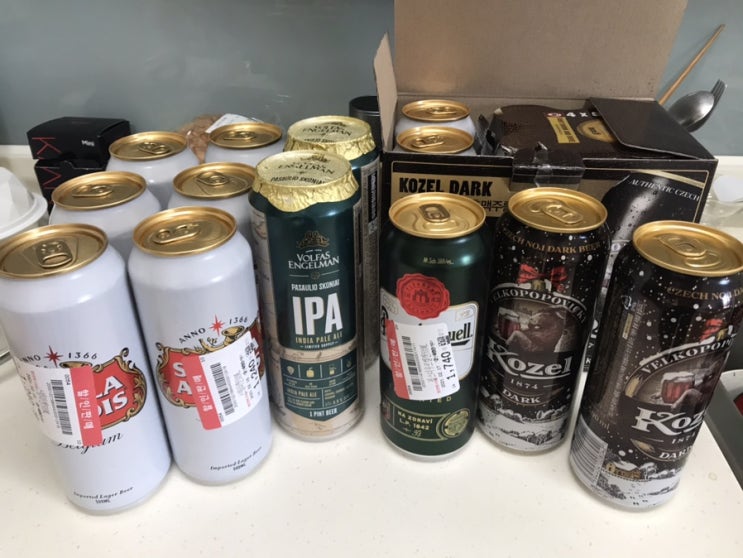 [한국 자가격리] 8일차, 단비 같은 친구의 세계 맥주 보급
