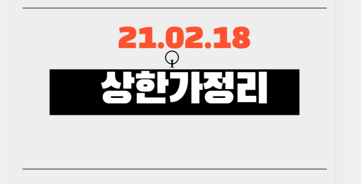 21.02.18 상한가정리