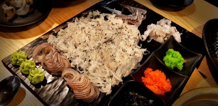 구미 옥계 맛집, 오징어연가(오징어회, 술집, 모듬 튀김)