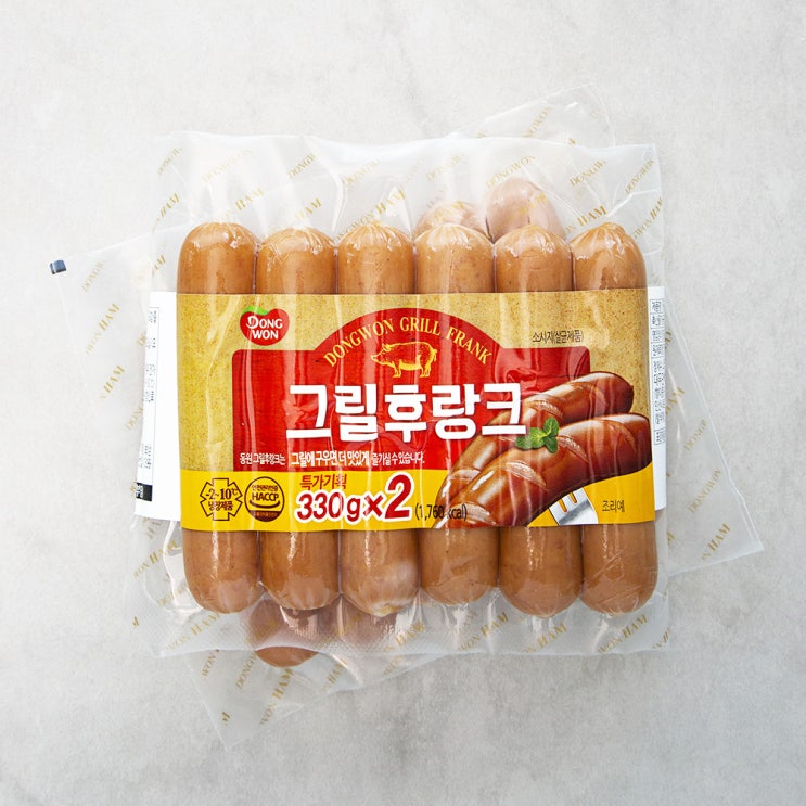 리뷰가 좋은 동원에프앤비 그릴후랑크, 330g, 2개입(로켓배송) 추천해요