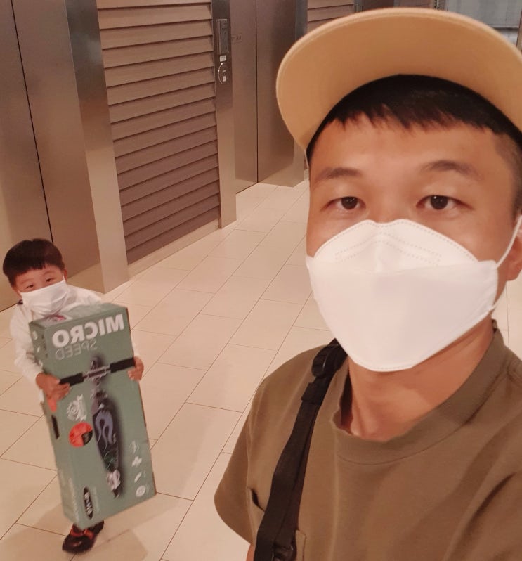  마이크로 킥보드 스피드와 로켓, 스프라이트 비교. 4살, 6살의 두발킥보드 5개월 사용 후기 "넘어져도 다시 일어나라"