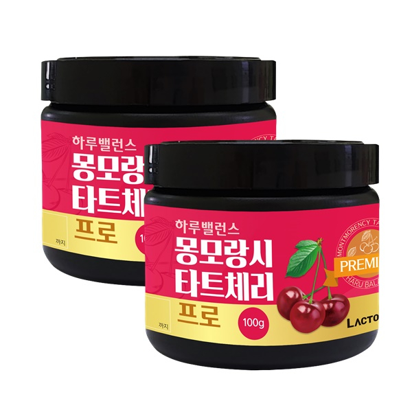 구매평 좋은 락토테미 몽모랑시 프리미엄 타트체리 분말, 100g, 2통 추천합니다