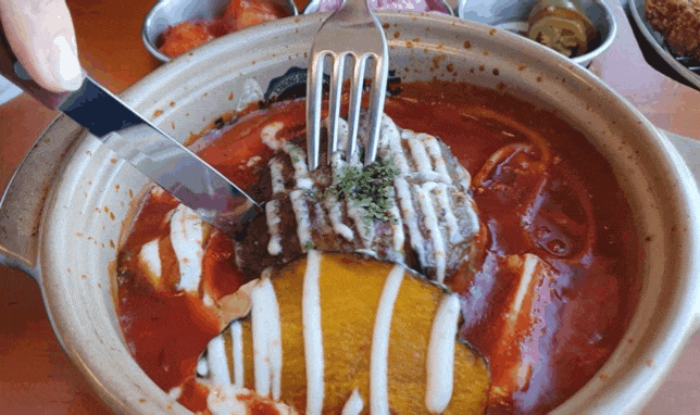  인천서구청라맛집 [경성함바그]  크림치즈 파스타도 맛있네!? 뚝배기에 보글보글~ 다 먹을때까지 식지 않아요