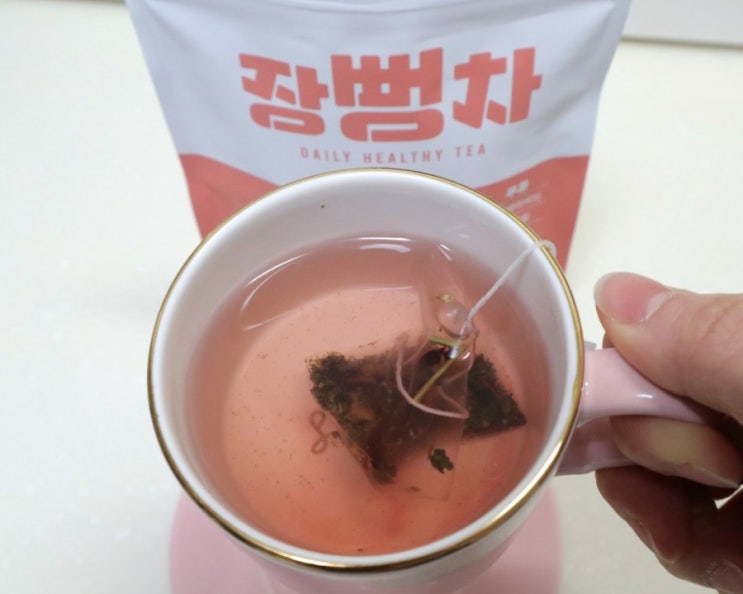  소화 안될때 장뻥차 히비스커스차 식이섬유차