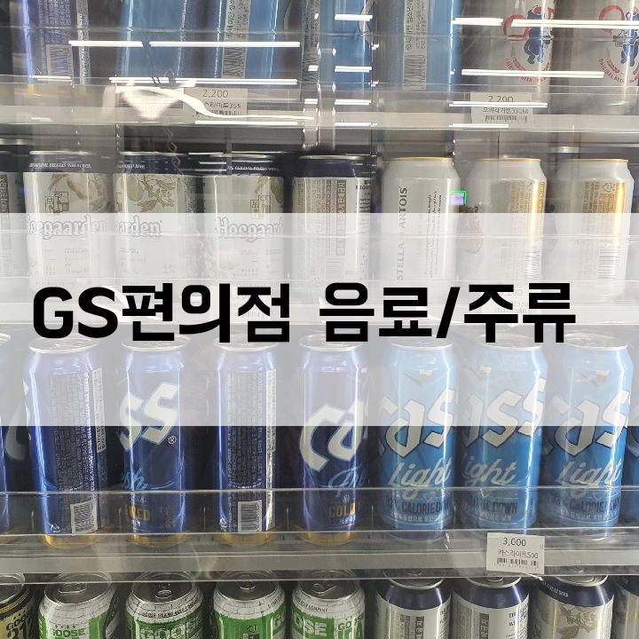  GS잠실한강 1호점 편의점 음료/주류 소개