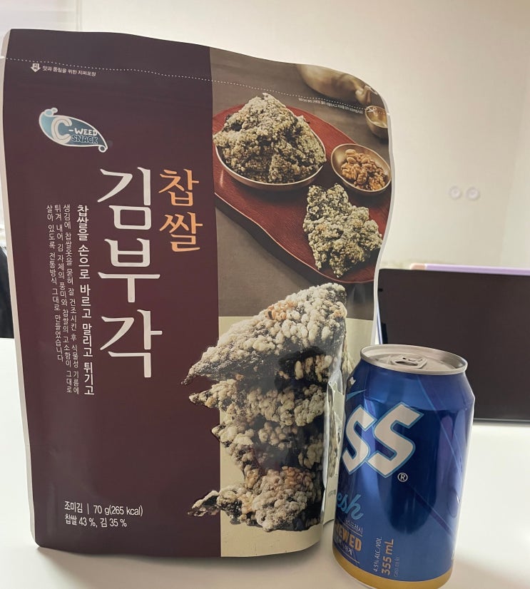  [푸드] 쿠팡에서 시켜 먹은 '예맛 찹쌀 김부각' 후기