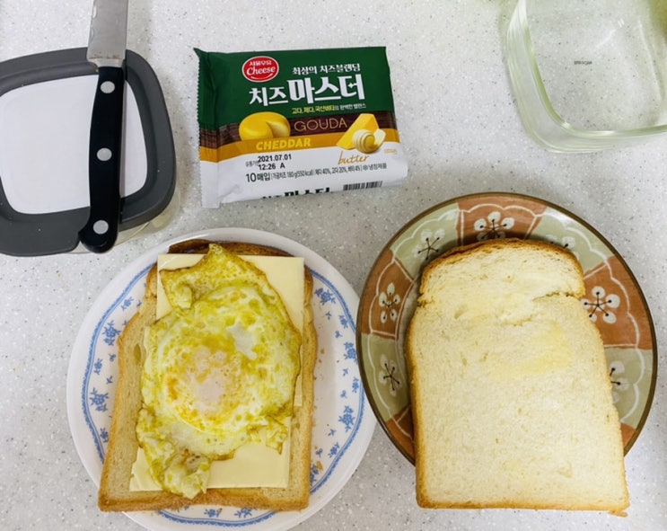 치즈블렌딩 마스터로 간편 샌드위치 만들기