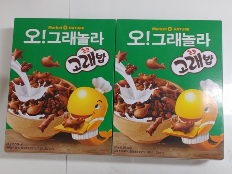  초코고래밥 맛있어요