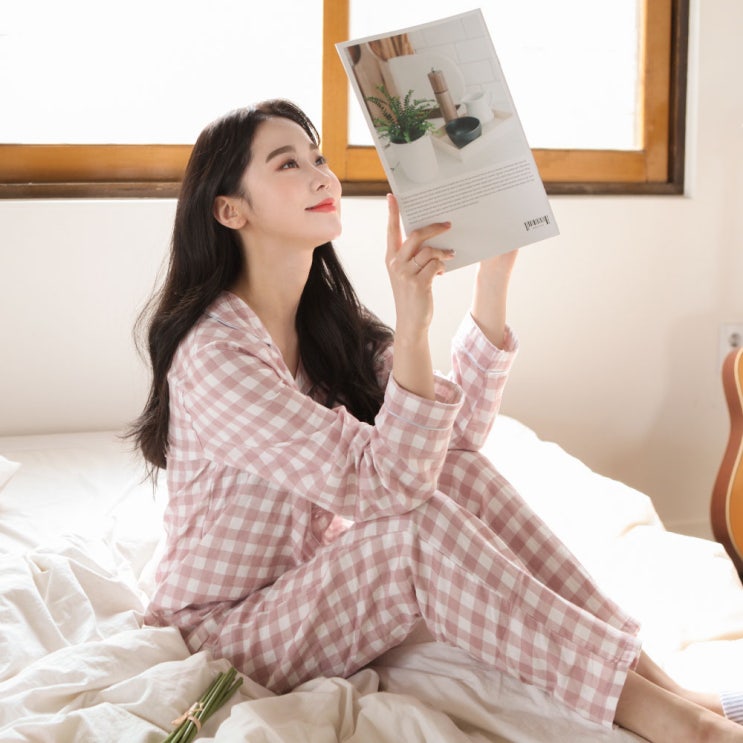 가성비갑 어나더디 여성용 모노체크 긴팔 잠옷 상하의 세트(로켓배송) ··· 가성비갑 어나더디 여성용 모노체크 긴팔 잠옷 상하의 세트(로켓배송) ···
