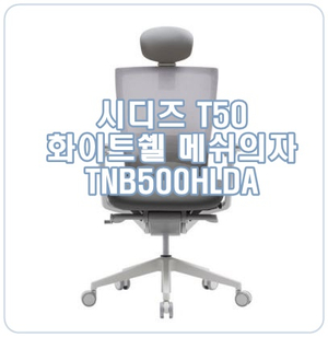  시디즈 T50 화이트쉘 메쉬의자(TNB500HLDA) 특장점은?