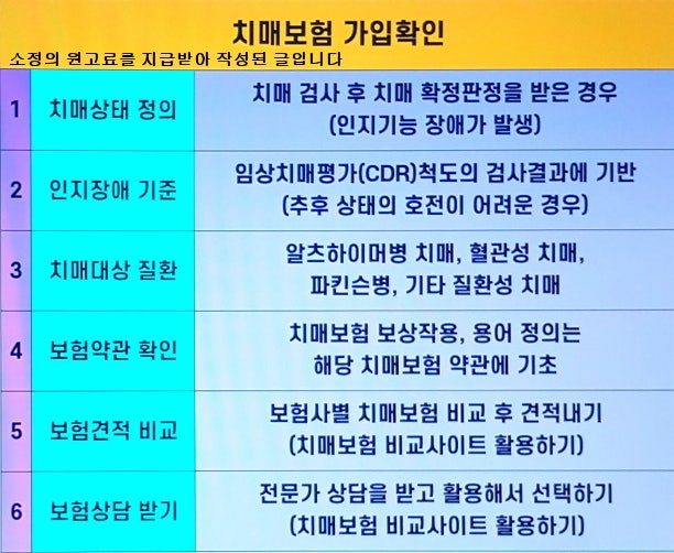 치매보험 추천 정보를 확인하고 노인매매보험 및 새마을금고 치매보험을 준비한다면 보험비교사이트를 활용해 보세요. 5