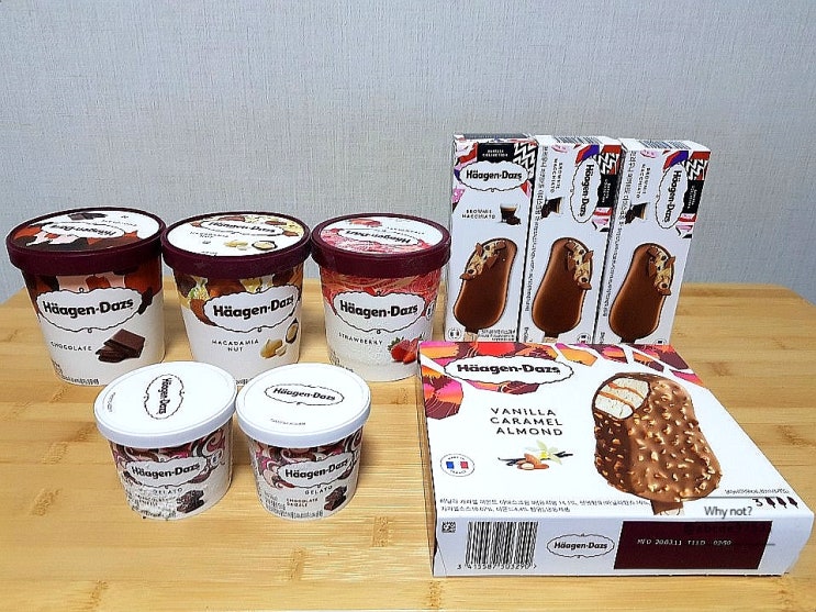  하겐다즈 맛 추천 리뷰 (파인트,미니컵 가격 칼로리 등)