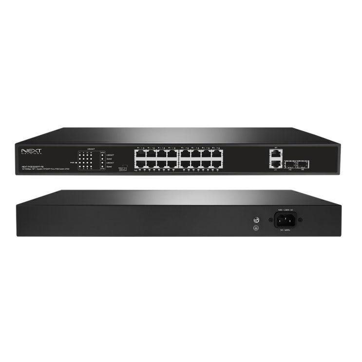 인기 급상승인 넥스트 기가비트 16포트 2SFP POE 스위칭허브 270W, NEXT-POE320SFP-PD(로켓배송) 추천해요