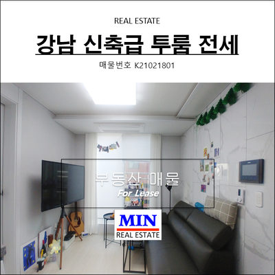  강남투룸전세 대출가능 3호선 역세권 신축급 풀옵션