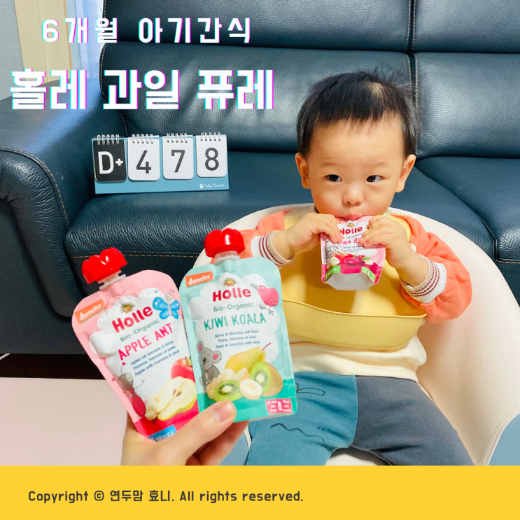 6개월 아기간식 추천 홀레 과일 퓨레 6개월 아기간식 추천 홀레 과일 퓨레