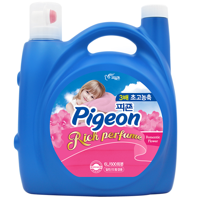 인기있는 피죤 고농축 리치퍼퓸 섬유유연제 로맨틱 플라워 본품, 6L, 1개(로켓배송) ··· 인기있는 피죤 고농축 리치퍼퓸 섬유유연제 로맨틱 플라워 본품, 6L, 1개(로켓배송) ···