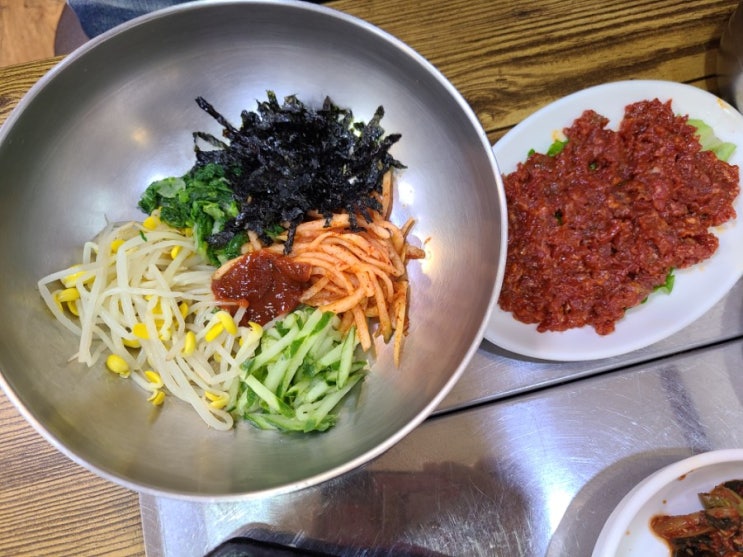 광주 유명회관 생비, 익비 비빔밥 맛집