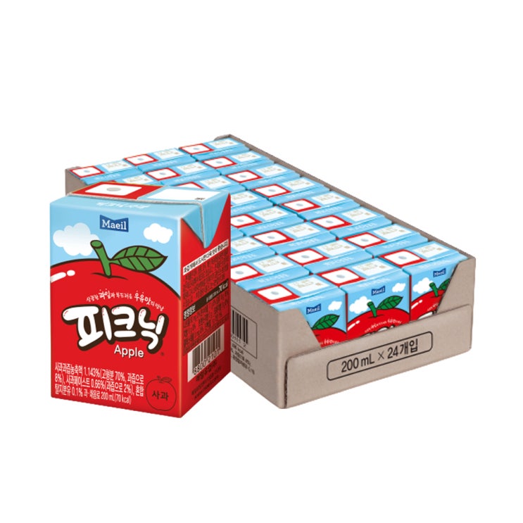 최근 많이 팔린 매일유업 피크닉 사과, 200ml, 24팩(로켓배송) 추천해요 최근 많이 팔린 매일유업 피크닉 사과, 200ml, 24팩(로켓배송) 추천해요